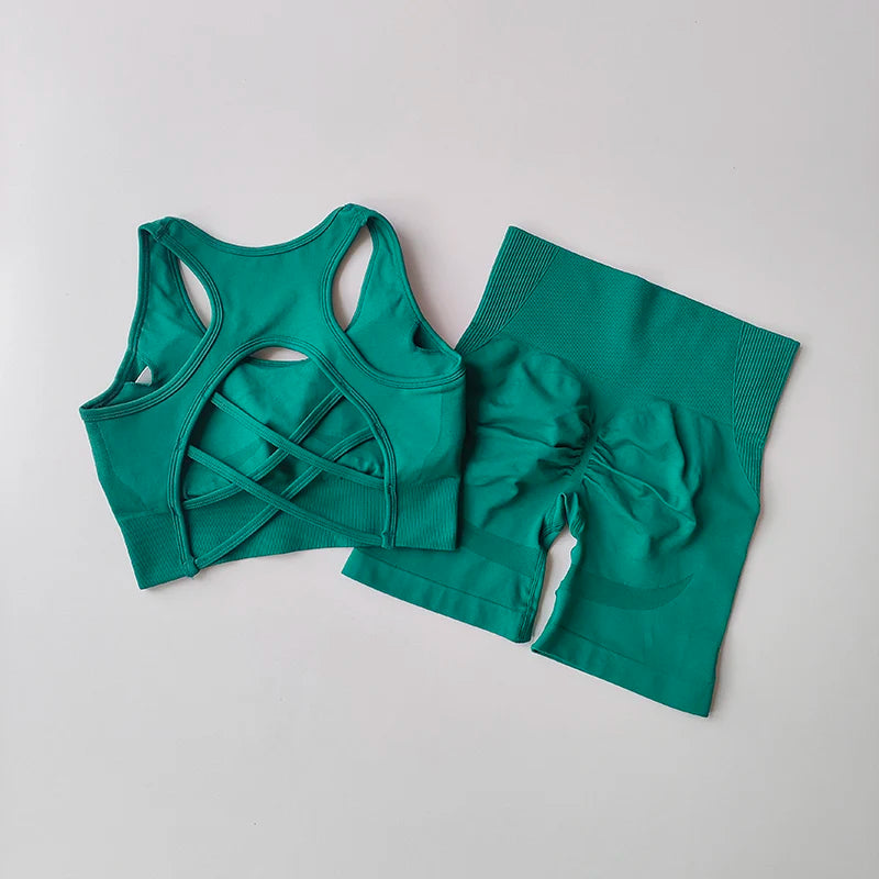 Women's Yoga Set - Seamless Comfort and Style for Every Workout - Peachsets